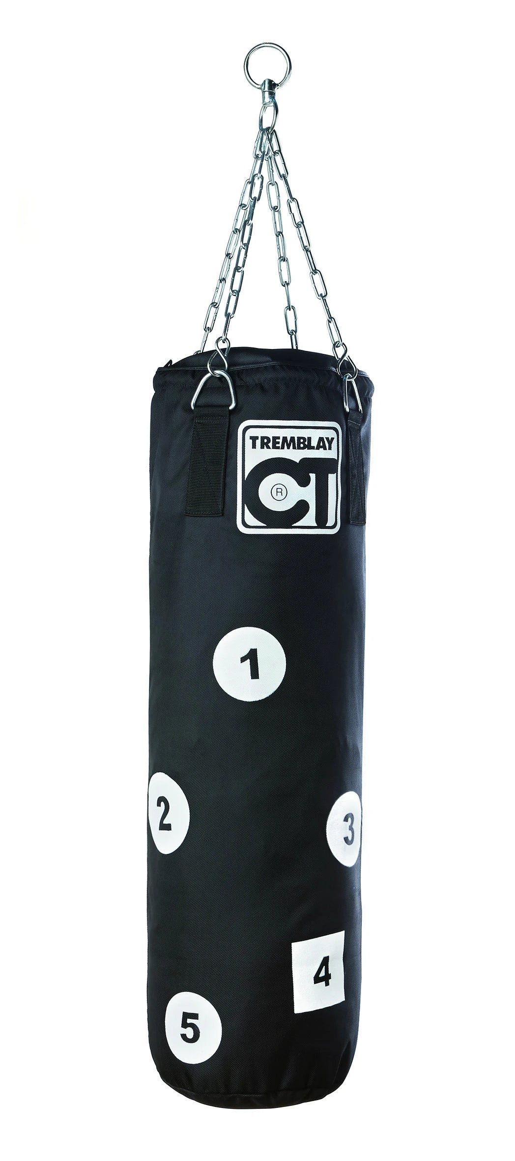 Sac de frappe avec numéros