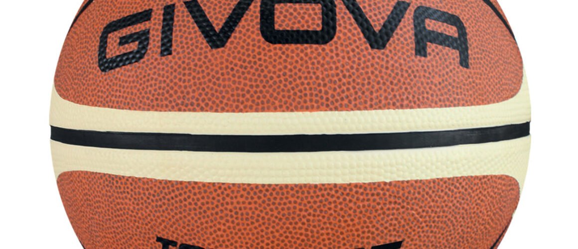 Ballon de basketball GIVOVA TORONTO B1500 taille 5, orange