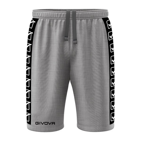 Bermuda Givova BA04, coloris gris chiné clair, code couleur 0043