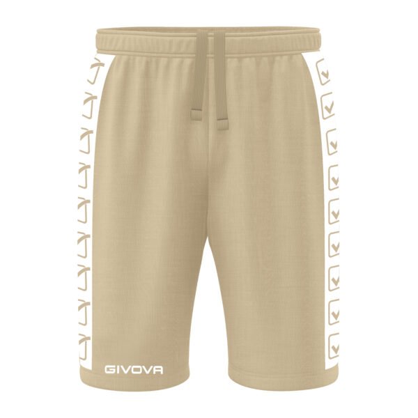 Bermuda Givova BA04, coloris sable, code couleur 0081