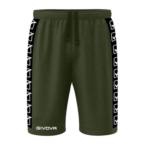 Bermuda Givova BA04, coloris vert militaire, code couleur 0051