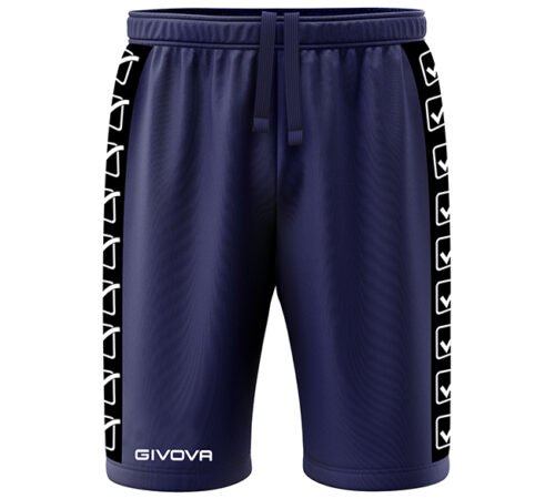 Bermuda Givova BA04, coloris bleu, code couleur 0004