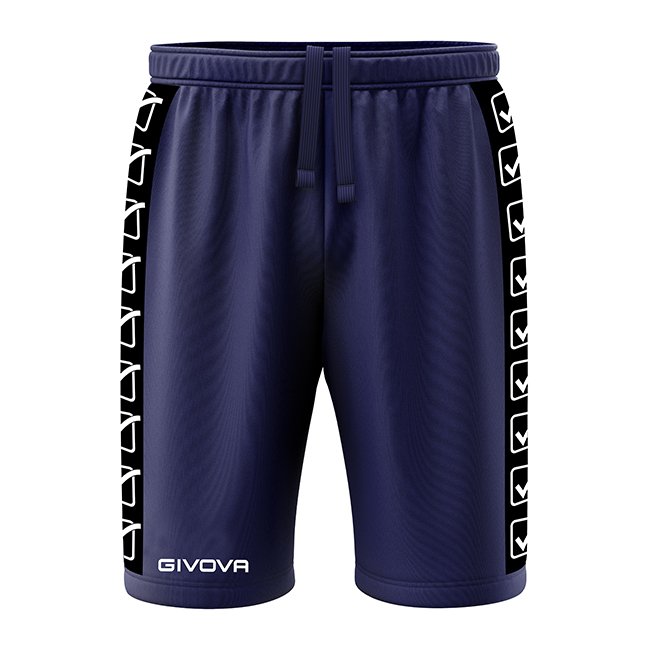 Bermuda Givova BA04, coloris bleu, code couleur 0004