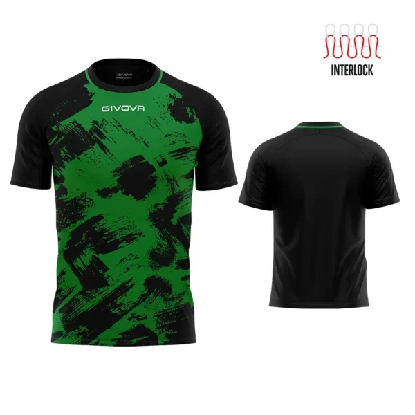 T-shirt Givova ART Interlock MAC05 VERT NOIR code 1310