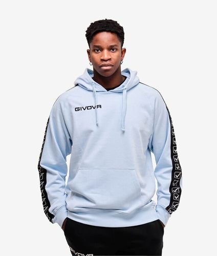 Sweat zippé Givova BAND BA014-ZIP BLEU CIEL CLAIR