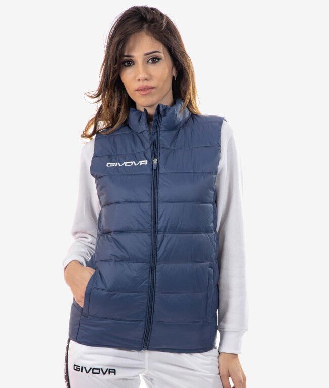 Veste sans manches GIVOVA SPAGNA G016, coloris Bleu, référence 0004