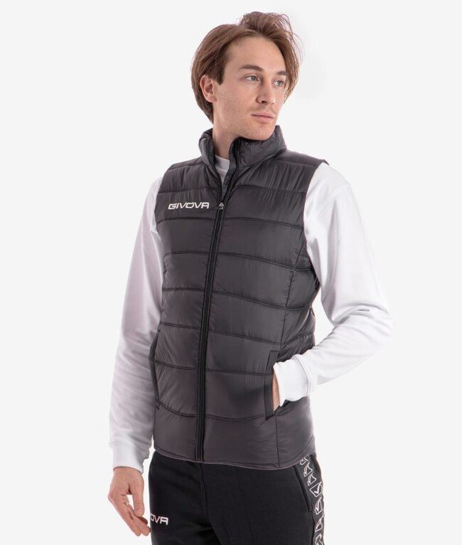 Veste sans manches GIVOVA SPAGNA G016, coloris Noir, référence 0010