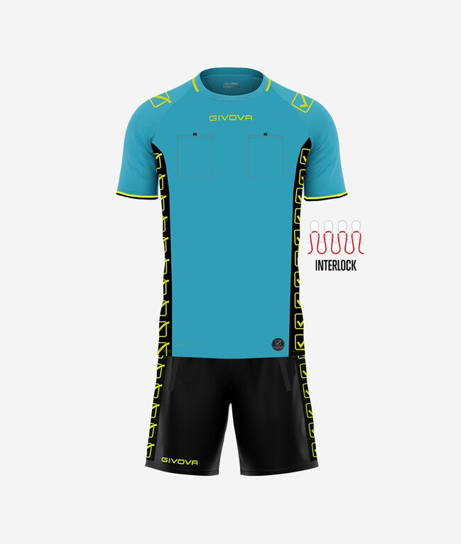 Ensemble arbitre GIVOVA KITA09 coloris TURQUOISE code 0024