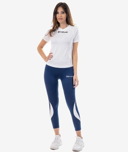 Pantalon Givova Running Long LR03 BLEU