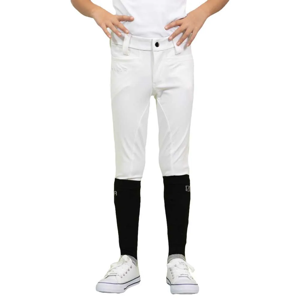 Pantalon enfant Givova Horse No Grip blanc code 0003