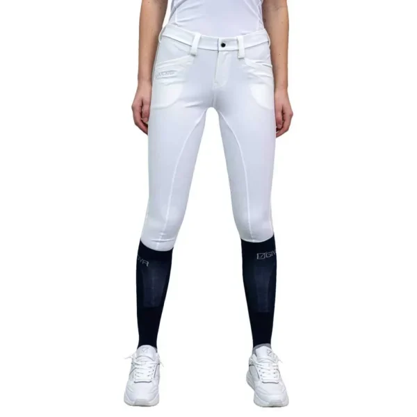 Pantalon femme Givova Horse Half Grip BLANC