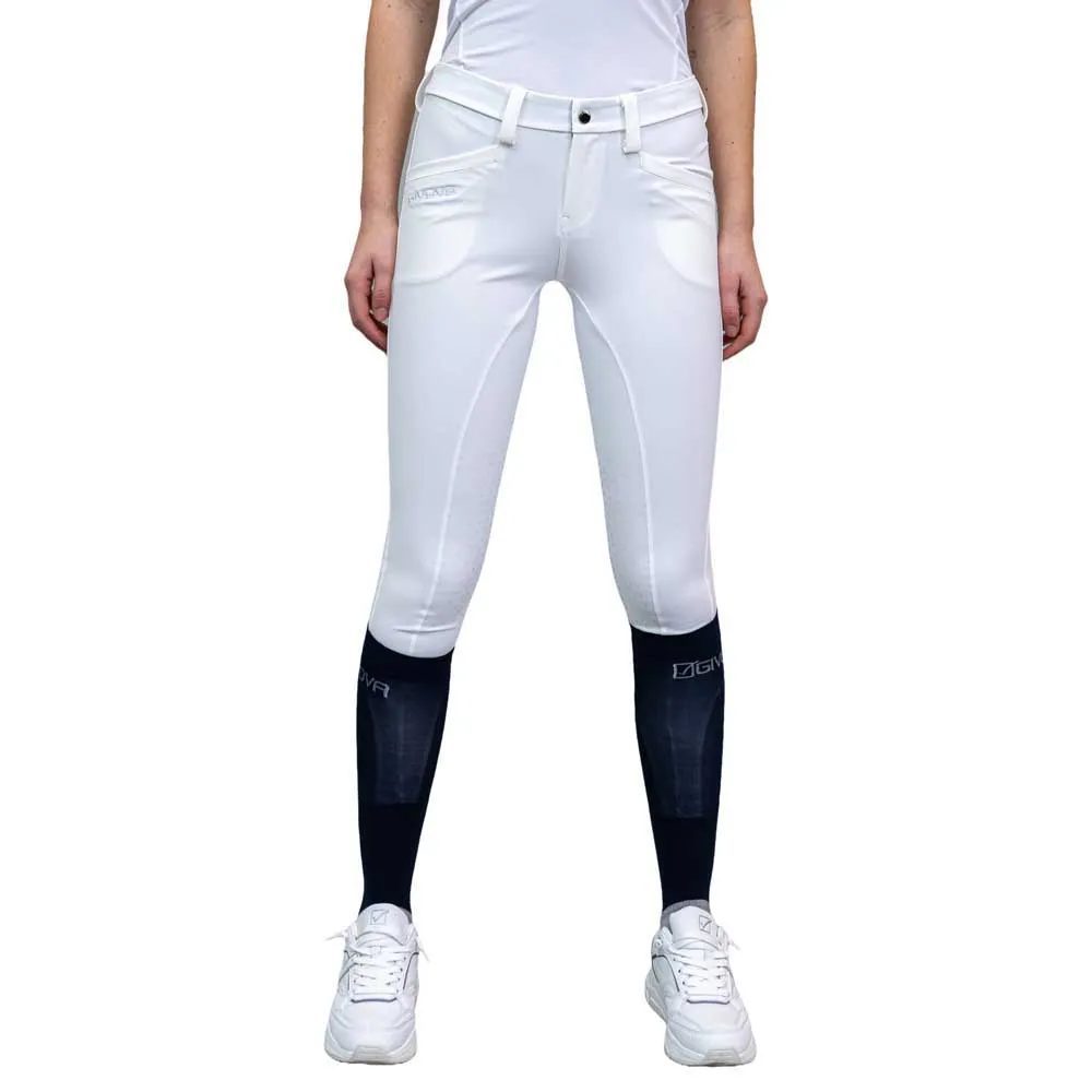 Pantalon femme Givova Horse Half Grip BLANC